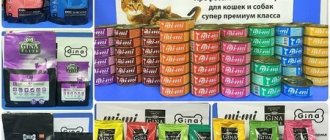 Корм Джина для кошек супер премиум класса